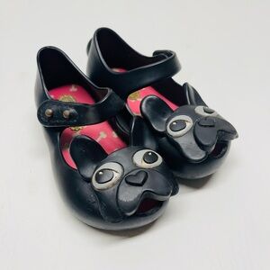 Mini Melissa French bulldog print baby girls size 5